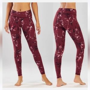 Fabletics 7/8 midi floral leggings